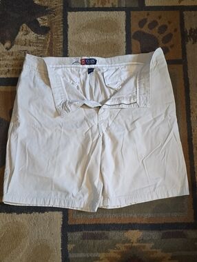 Chaps Women's Cream Bermuda Shorts